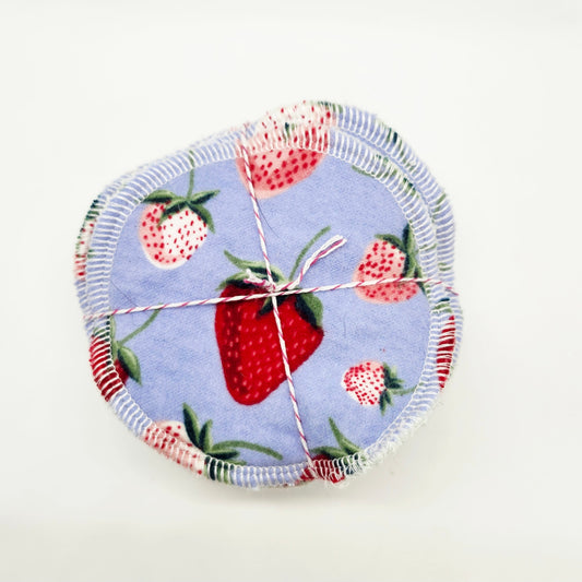 Reusable Cotton Flannel + Terry Cloth Face Rounds, Makeup Remover Pads, 7 Day Pack