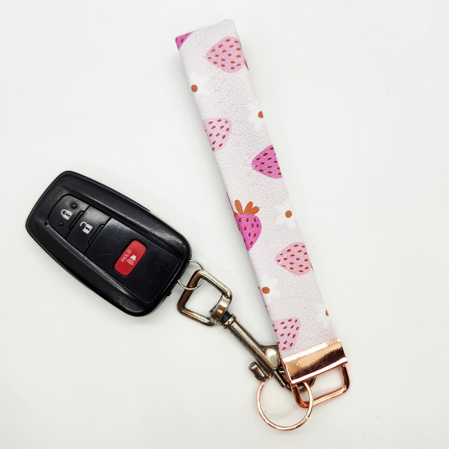 Vegan Leather Key Fobs | Wristlet Keychain Accessory