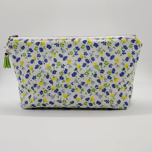 Floral Spring Travel Makeup Bag