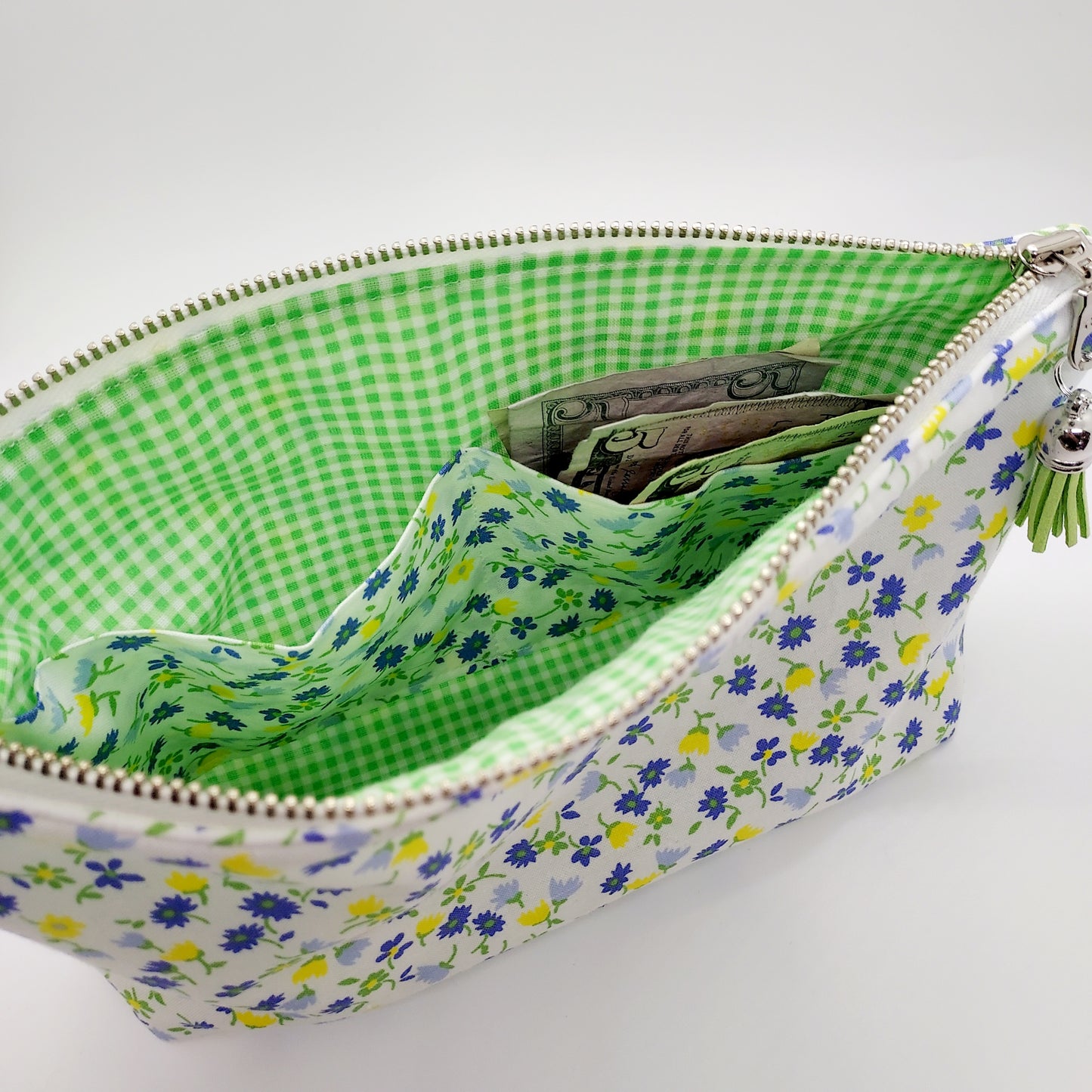 Floral Spring Travel Makeup Bag