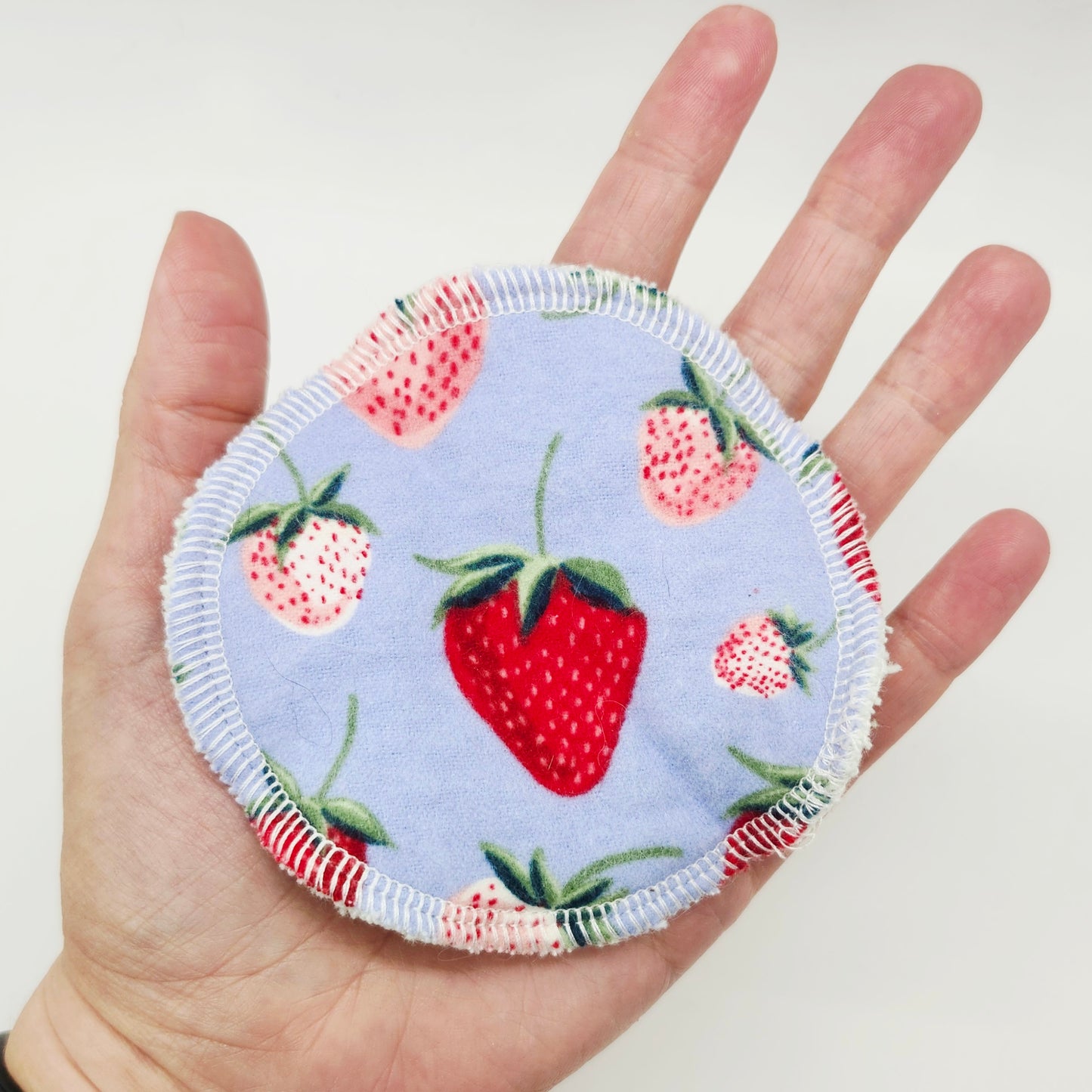 Reusable Cotton Flannel + Terry Cloth Face Rounds, Makeup Remover Pads, 7 Day Pack