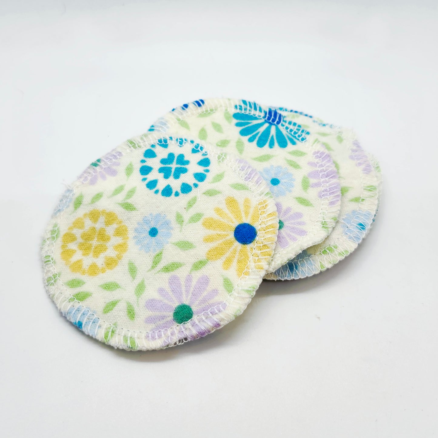 Reusable Cotton Flannel Face Rounds, Makeup Remover Pads, Zero Waste, 7 Day Pack