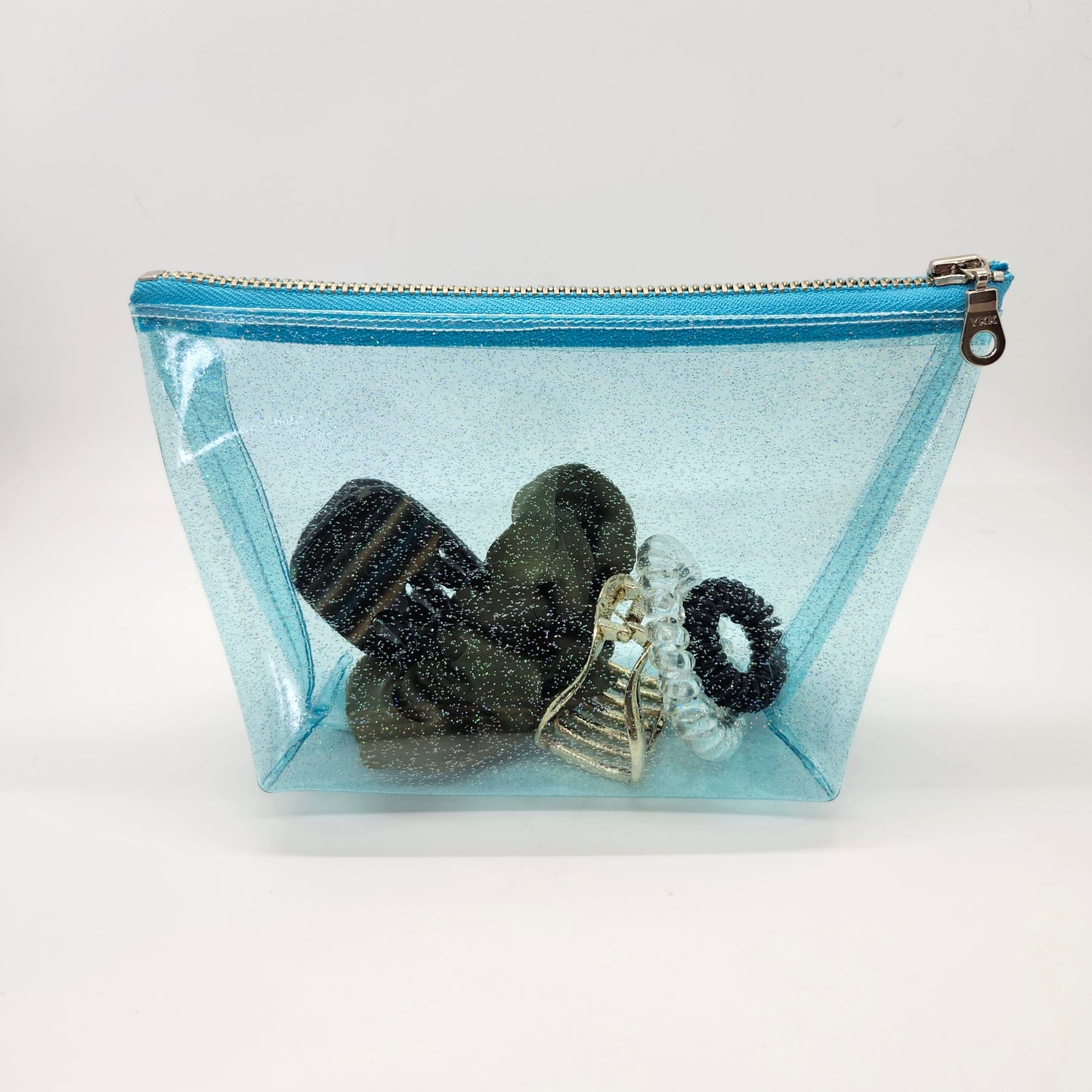 Jelly Vinyl Standup Zip Bag, Sparkle Edition