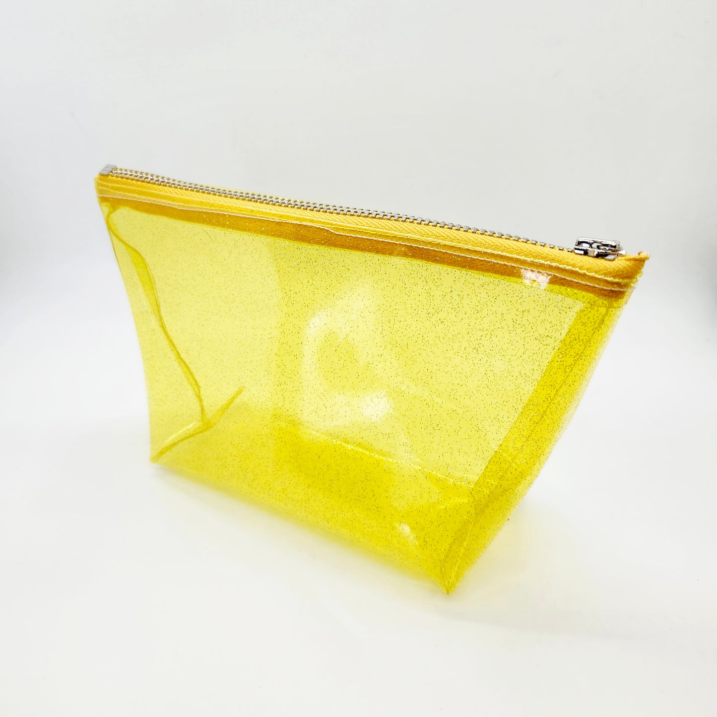 Jelly Vinyl Standup Zip Bag, Sparkle Edition