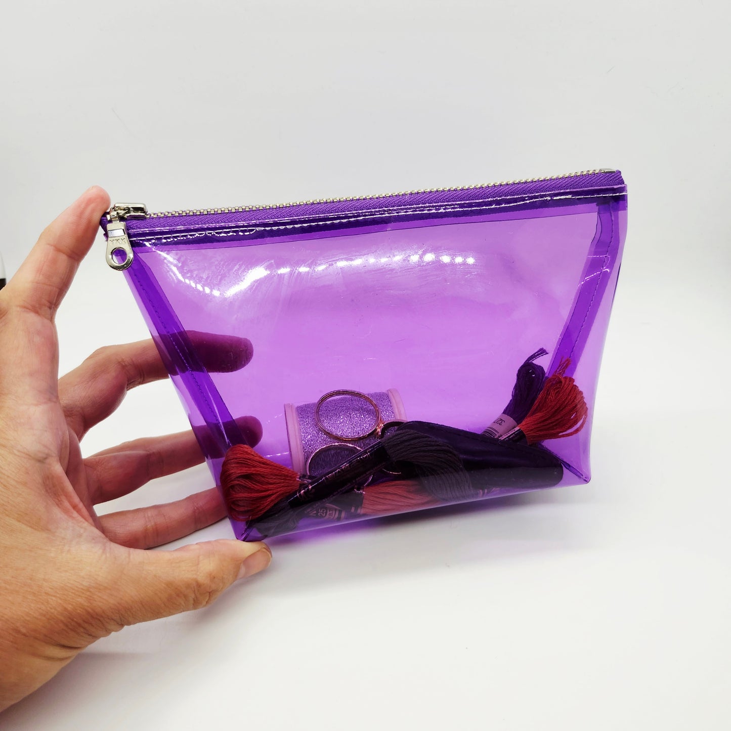 Jelly Vinyl Standup Zip Bag