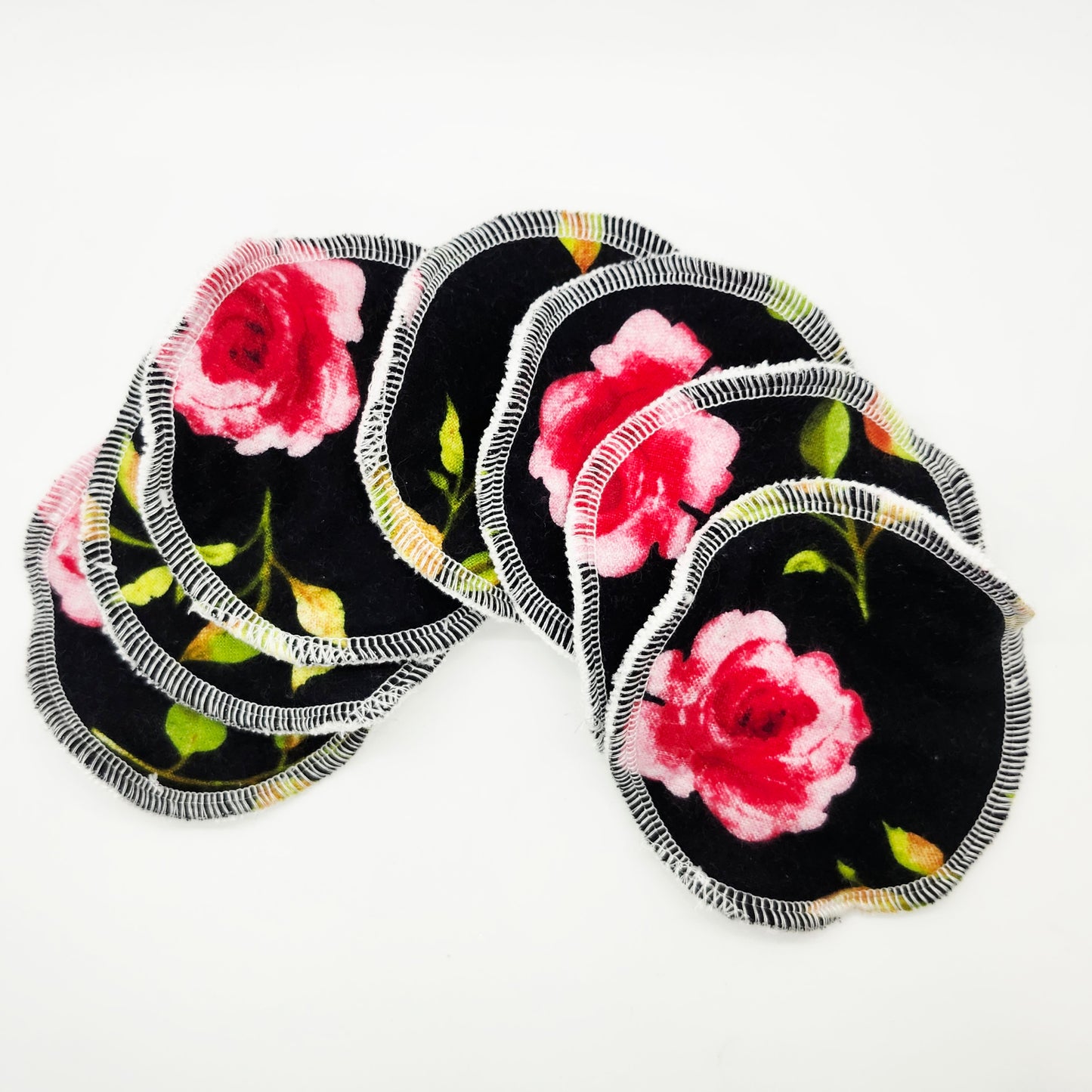 Reusable Cotton Flannel + Terry Cloth Face Rounds, Makeup Remover Pads, 7 Day Pack