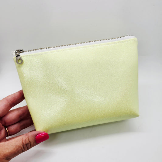 Honeydew Sparkles Print Stand Up Zip Bag