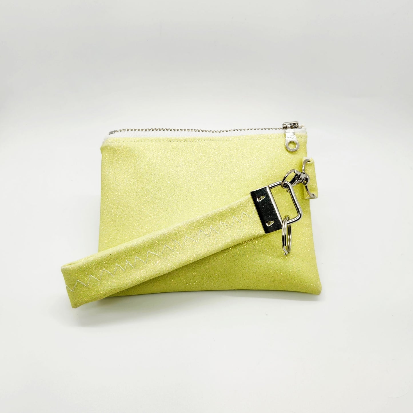 Honeydew Sparkles Wristlet with Key Fob Accessory