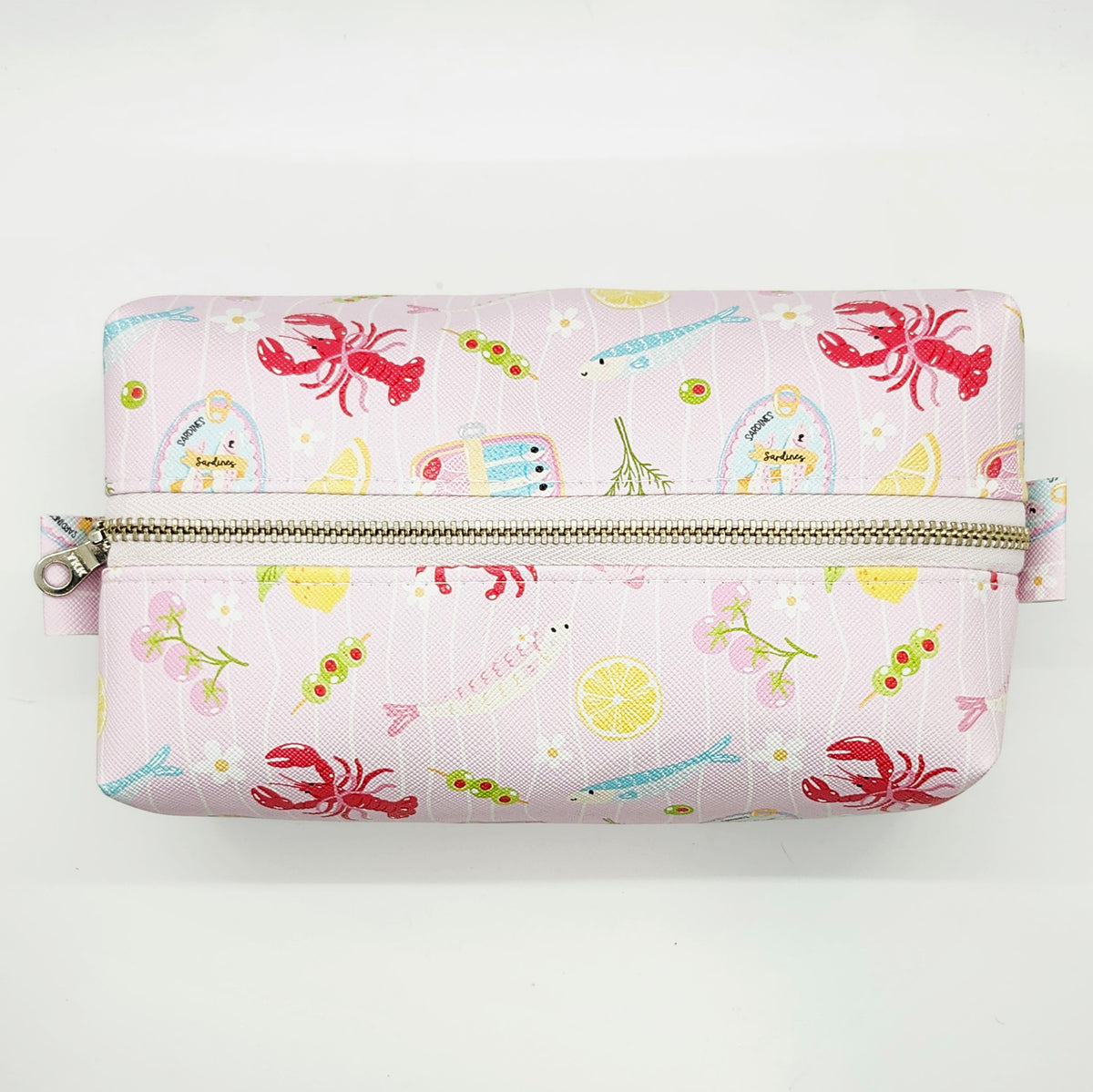 Pink Riviera Large Boxy Vinyl Bag